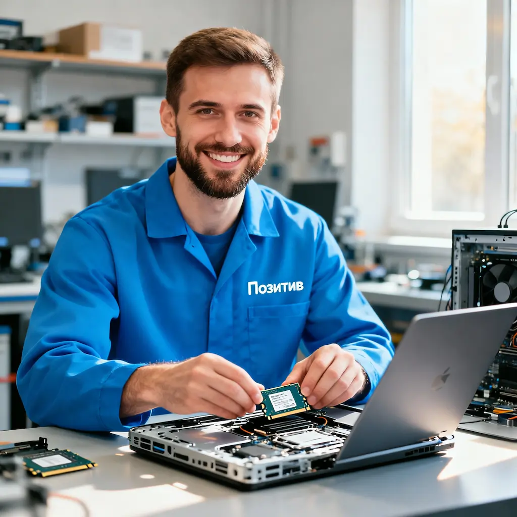 заменить HDD на SSD на ноутбуке в Ломоносове