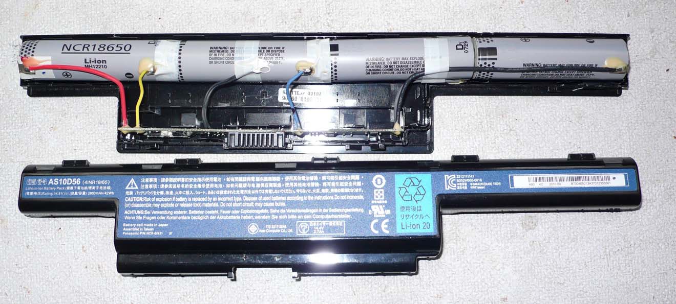 Восстановление и замена аккумуляторов (АКБ) ноутбука в Ломоносове