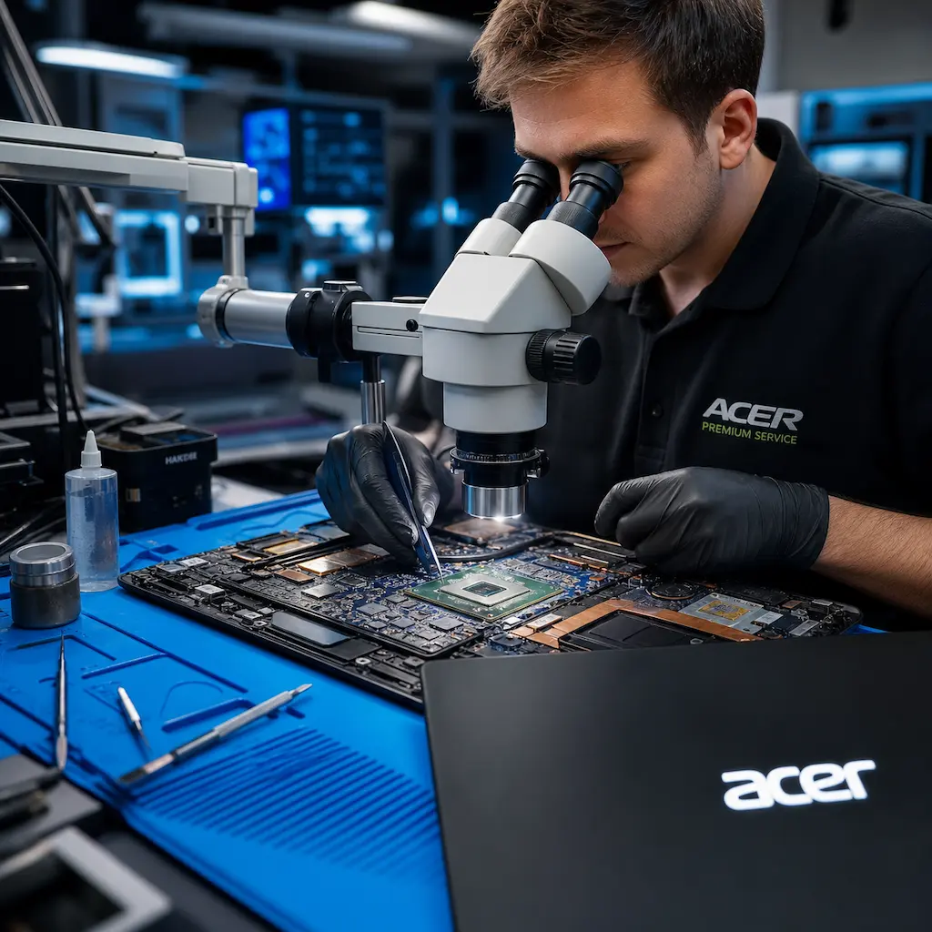 Замена видеокарты ноутбука Acer в Ломоносове