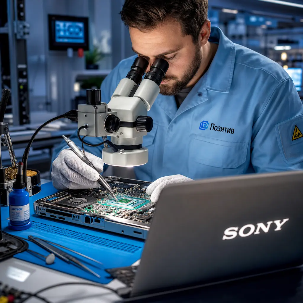 Замена видеокарты ноутбука Sony в Ломоносове