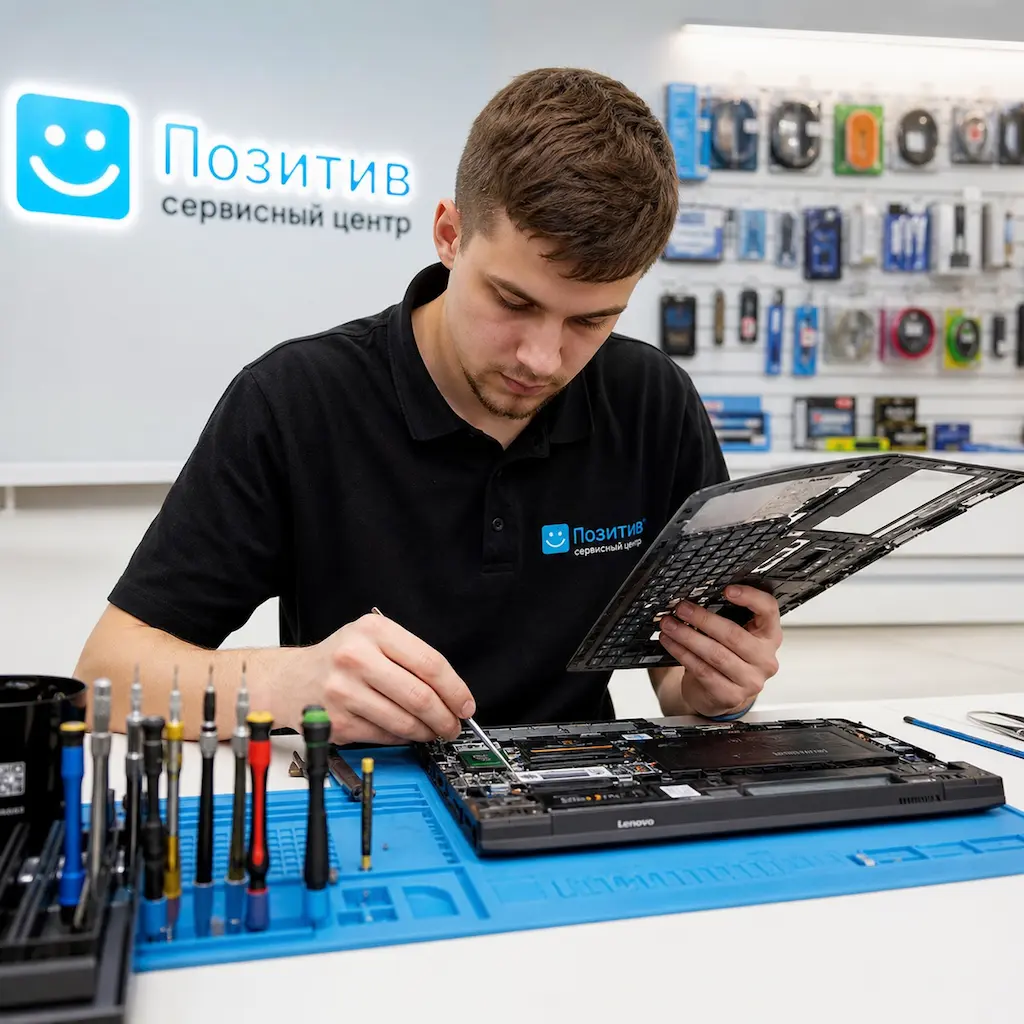 заменить клавиатуру на ноутбуке Lenovo в Ломоносове