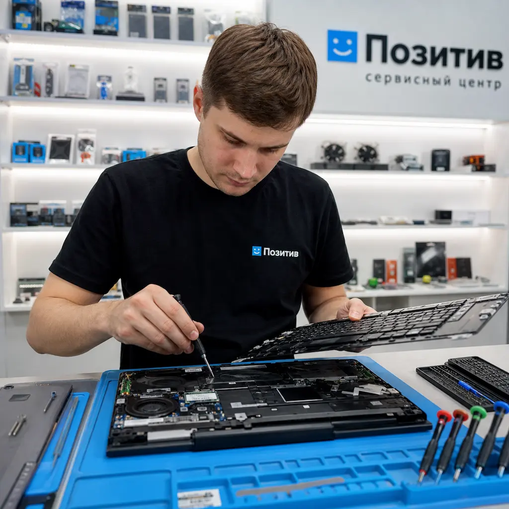заменить клавиатуру на ноутбуке Samsung в Ломоносове