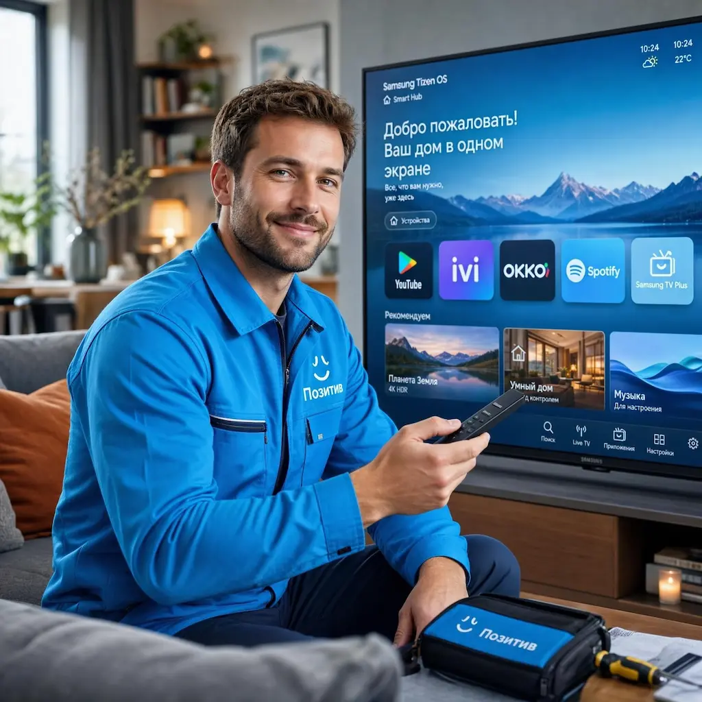 Настройка Smart TV в Ломоносове