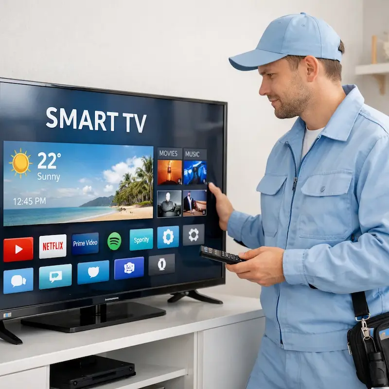 Настройка Smart TV в Ломоносове
