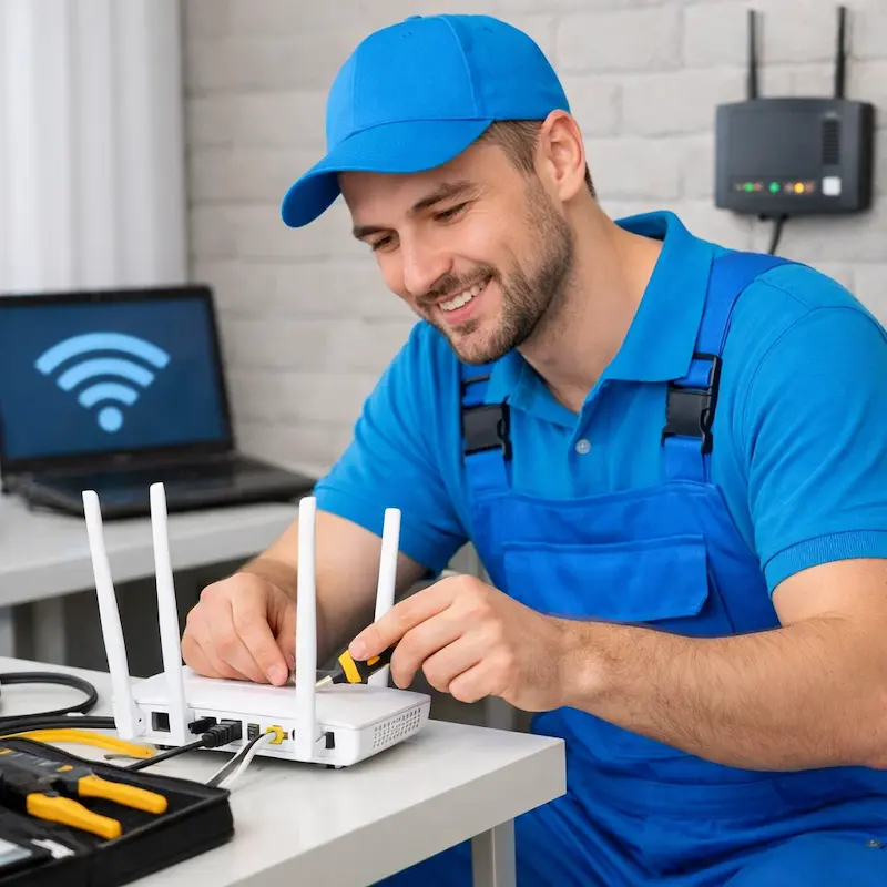 Настройка Wi - Fi в Ломоносове