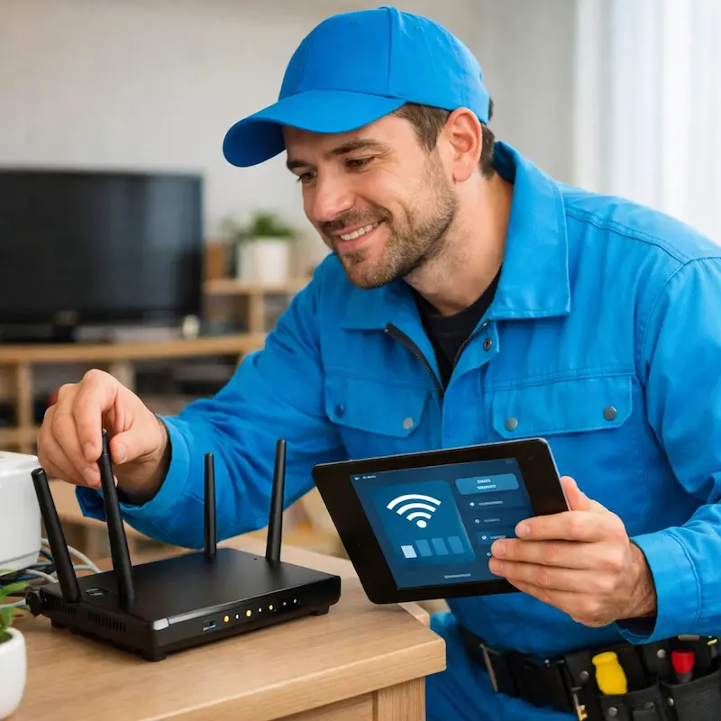 Настройка Wi-Fi для квартиры, дома и офиса в Ломоносове