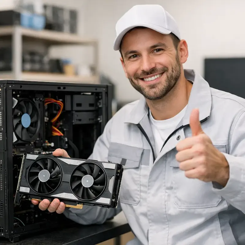 установка видеокарты на ПК в Ломоносове