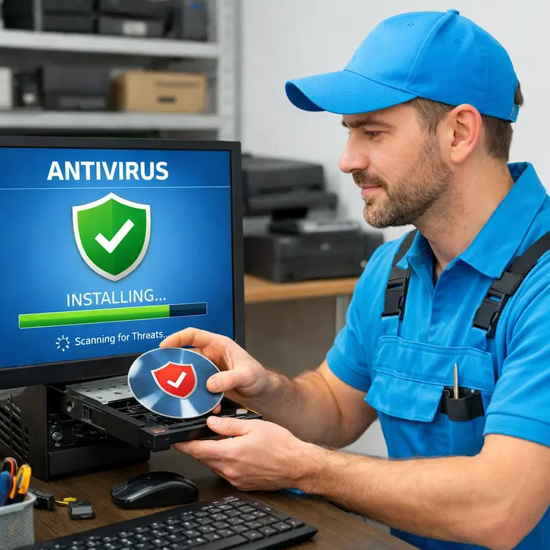 Установка антивируса в Ломоносове на дому