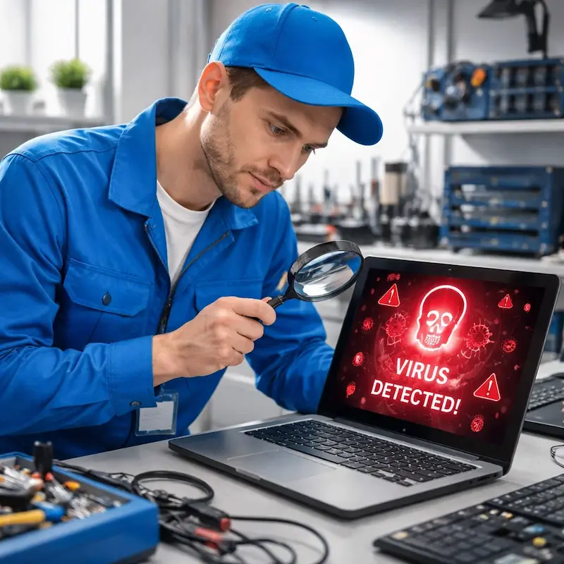 Поиск компьютерных вирусов в Ломоносове